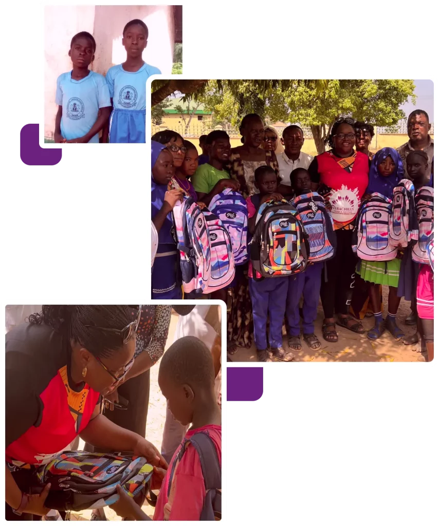 Children school charity outreach